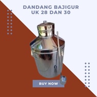 DANDANG/PANCI BAJIGUR WEDANG JAHE/SUSU JAHE/BANDREK/ES COKLAT/DANDANH SWJ UK 28 UK 30 STAINLESS STEE