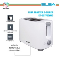 Elba Toaster ET-G2770(WH) / ETG2770WH 2 Slice 700W White - ETG2770WH