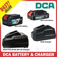 DCA 20V 2.0AH/4.0Ah Li-ON Battery & Charger Compatible DONG CHENG/DONGCHENG 20V Battery & Charger/FF