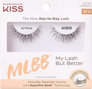 KISS My Lash But Better, False Eyelashes, 'All Mine', 10 mm, Includes 1 Pair Of Lashes, Contact Lens
