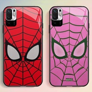 G-68 Spider man HD Glass Casing for Xiaomi Redmi Note 11 SE 11S 10T 10 2022 Pro 5G Case