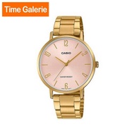 CASIO General Gold Stainless Steel with Pink Dial Analog Women Watch LTP-VT01G-4B