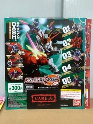 全新 BANDAI GASHAPON DASH 02 高達 SD GUNDAM WARRIOR 機動戰士 扭蛋 全5種 Nu高達 沙撒比 海盜高達 X3 X2 武者精太頑駄無