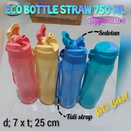 Eco botol Straw 750 ml Botol minum sedotan Tupperware