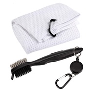 Golf Cleaning Kit Delicate Hook Towel Club Cleaning Brush