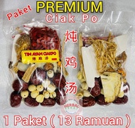 Obat Ramuan Tim Ayam / Bumbu Tim Ayam Asli Tiongkok/Tim Ayam Obat Komplit 13Jenis /Tidak Pahit