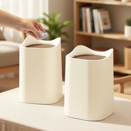 Creative Mini Desktop Garbage Bin, Plastic Shake-Lid, Cute Office Waste Basket  Tong Sampah Mini Mej