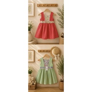 OFFER PRICE ||DRESS/GAUN SLEEV€LES$ FULL C0TTON 10M-5Y|