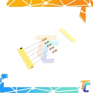 5pcs 4.7 ohms carbon film resistor 1/4 watt