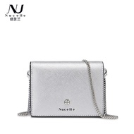 NUCELLE Women's Wallet 070692-19 (SILVER) Comes with ESME ring (RANDOM COLOR)