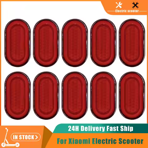 10PC Rear Tail Lamp Stoplight Brake Light Led Shade For Xiaomi M365 Electric Scooter Rear Fender Lam