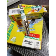 IXU22 (5308) Denso Iridium spark plug for Perodua Myvi, Lagibest, Alza, Toyota Avanza, Rush (4pcs pe
