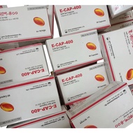 E-Cap 400mg Vitamin E Soft Gel Capsules 60s | Vitamin E Supplement | 4×15 Capsules | Ready Stock Mal
