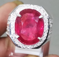 Batu Permata Natural Ruby Merah Delima Asli