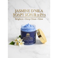 Morocco 2 in 1 JASMINE D’NILA RADIANCE SALT SCRUB  Whipped Soap Scrub Exfoliating