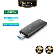 UGREEN AC1300 Wifi Adapter Wireless Adapter 1300Mbps 5Ghz & 2.4GHz Dual Band USB WiFi for PC Compute