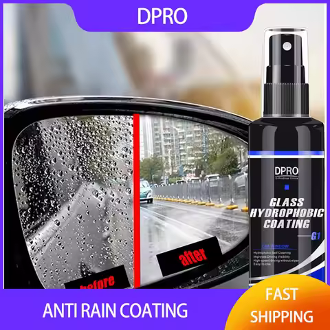 DPRO Glass Hydrophobic Coating Anti Rain Window Coating Water Repellent Waterproof Windshield Cerami