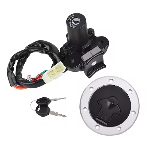 Ignition Switch Lock For KAWASAKI ZZR400 ZZR600 ZX6R ZX7R ZX9R With Replacement KEY Motorcycle Parts