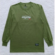 Anyway Army Green Long Sleeve T-Shirt 744