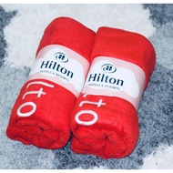 hilton microfiber towel.