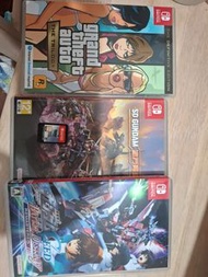 Nintendo Switch 遊戲卡 (GTA, SD GUNDAM,