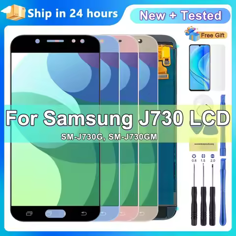 J730 For Samsung Galaxy J7 Pro 2017 J730 J730G J730GM Lcd Display Digital Touch Screen Assembly Repl