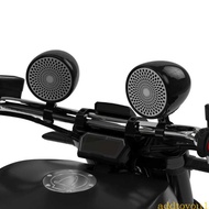 AADT Compacted 4 Inch Bike Speakers With 80Hz Resonance Frequency And Easy Installation Clamps