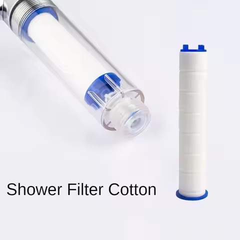 10Pcs 8x2.4cm Bathroom Shower Head Filter Kitchen Fauct Head Replacement Filter Cartridge Water for 