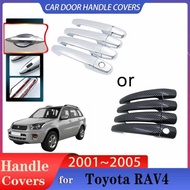 Yy Handle Covers For Toyota Rav4 Xa20 2001~2005 Auto Imitation Carbon Fiber Or Chrome Door Handles