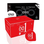 Comdom OLO  001 Ultra Thin Hyaluronic Acid 10pcs/Box Condom 男用玻尿酸超薄/热感/持久安全套