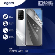 LAYAR Anti-Scratch Hydrogel For Oppo A95 5G Hydrogel SCREEN Protector Film - ANTI SPY, FULL SCREEN, 