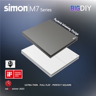 SIMON | M7 Series Platinum White & Platinum Grey Switch / Switches & Socket Outlet 1 gang 2 gang 3 g