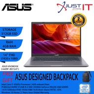 Asus A409F-Jek124T Fhd Laptop I7-8565U 4Gd4 512SSD Mx230 2Gd5 Win10H - Grey (14")
