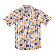 Color Pineapple Shirt 彩色鳳梨襯衫 - 白色