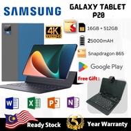 ✨Crazy Promo✨Samsung Tablet Galaxy P20 12 Inch Tablet Pad 16GB+512GB Learning Tablet for Online Classroom Tablet Android