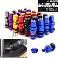 4PCS RAYS Aluminum Bolt in Car tubeless (Pito) Wheel Tire valve Stem dust Cup