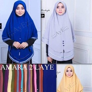 TUDUNG LABUH AMMARA 2 LAYER XXXL