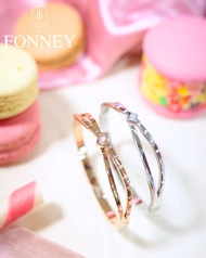 Fonney กำไลข้อมือ สแตนเลสแท้ไม่ลอกไม่ดำ