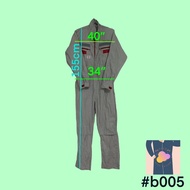 b005/155 AUTI-BI Size: L Bear Suit Mechanic Work Clothes Secondhand Set