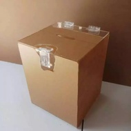 Acrylic Charity Box 20x20x30