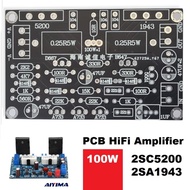 PCB HIFI Audio Power Amplifier Subwoofer Transistor 2SC5200 2SA1943