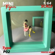 Mini Figure Diorama Painted Scale 164/ Diecast Figure/ Diorama Miniature/ Figure/ P 02