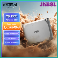 JKBSL Crucial X9 Pro 1TB 2TB Portable SSD 1050MB/s Read Write - Water and dust Resistant PC and Mac USB 3.2 External Solid State Drive SRJNY