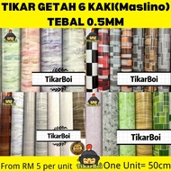 Tikar Getah Heavy Duty MASLINO (6 kaki Lebar and 0.5MM Tebal) Made in Malaysia.PVC Floor Covering Ma