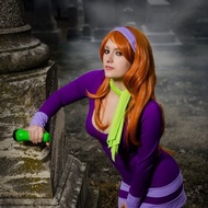 Scooby-Doo Daphne Daphne Anime cosplay Wig Long Curly Hair