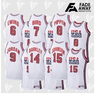DREAM TEAM USA 92 WHITE BASKETBALL JERSEY