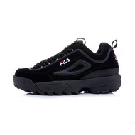 FILA DISRUPTOR 2 復古運動鞋 Black 老爹鞋 增高中底 鋸齒鞋 US5-US7.5