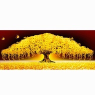5D DIY Diamond Painting Living Room Money Full Bead Embroidery Lucky Tree Home Decoration