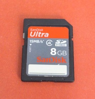 SanDisk Ultra 8GB SD 記憶卡 (新舊請看圖) 100% work