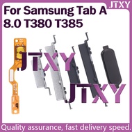 For Samsung Galaxy Tab A 8.0 T380 T385 Power Switch Volume Up Button Down Flex Cable With Home Butto